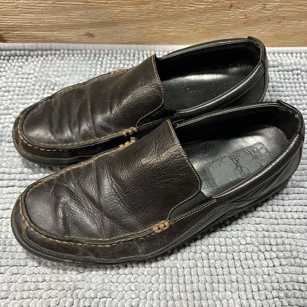 Cole Haan Tucker Venetian Men's Leather Loafers Slip-On black Shoes Size 10.5 M